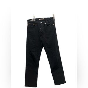 Levi’s Women’s 27 Premium Wedgie Straight Leg Black Jeans